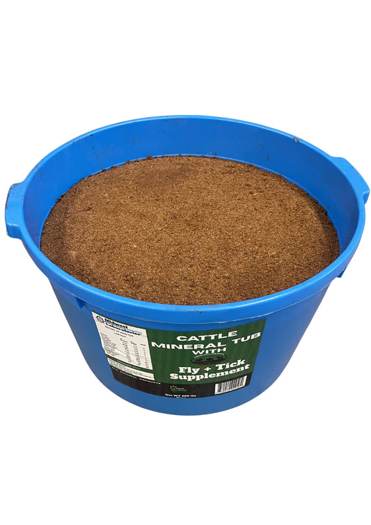 Cattle Mineral Tub w Fly and Tick Supplement