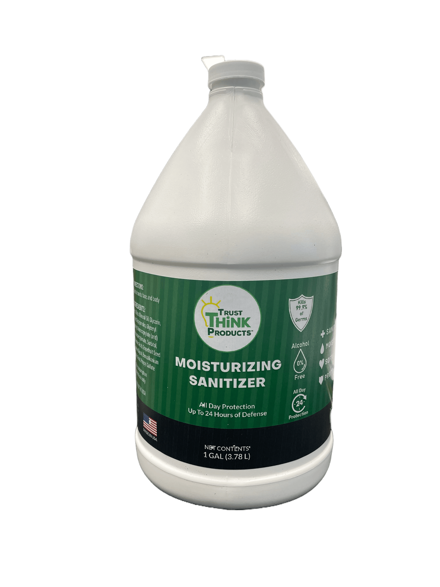 Desinfectante hidratante Trust Think - 128 oz a granel