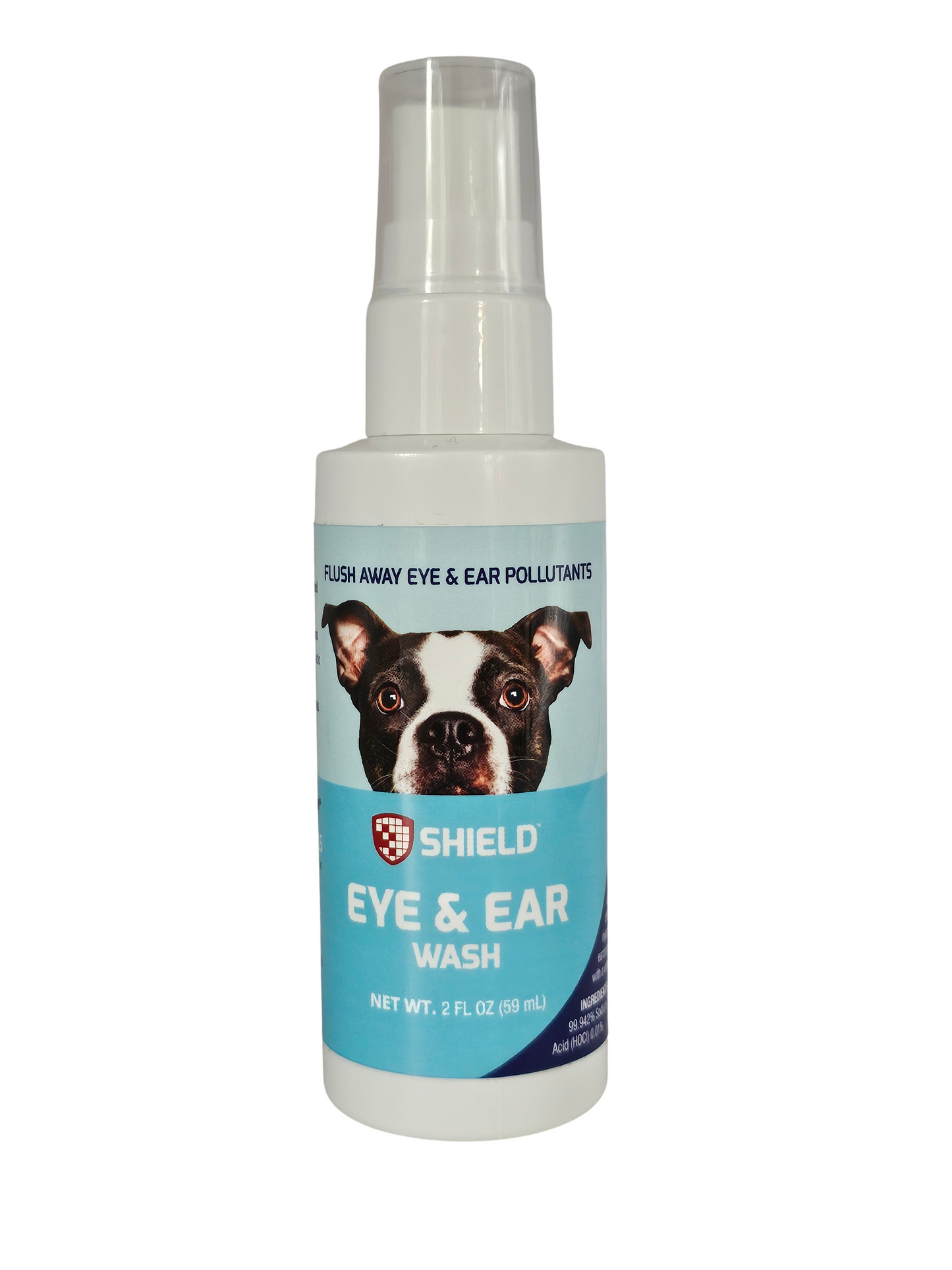 trust think shield eye and ear wash spray bottle for pets and humans